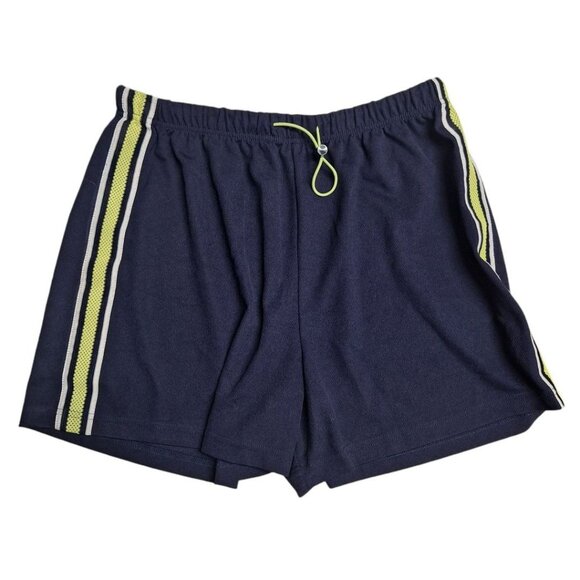 St Johns Bay Shorts Athletic Drawstring Womens Large Blue Green - Picture 1 of 5